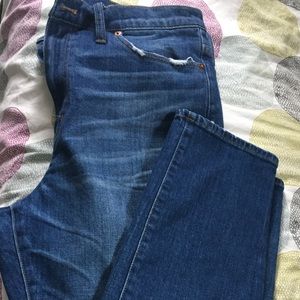 Madewell High Rise Slim Boyjean